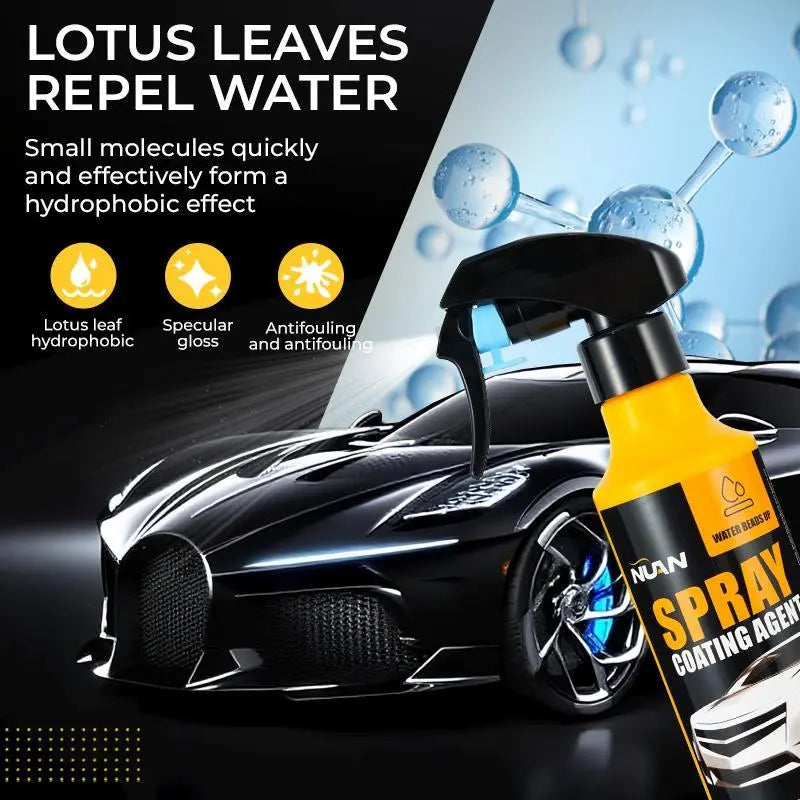 Spray Coating Agent；Nuan Nano Car Coating Spraynuan Nano Car Coating Spray-Nano Spray Coating, Ceramic Coating for Cars Superior Water Beading & Long-Lasting Protection Cars Accessories Car Stuff