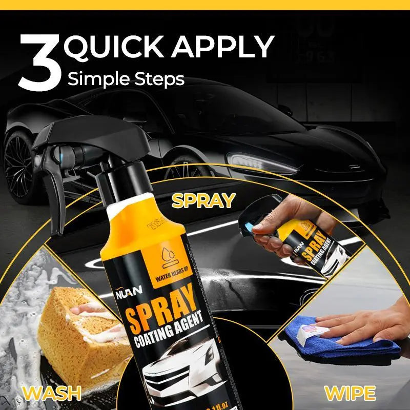 Spray Coating Agent；Nuan Nano Car Coating Spraynuan Nano Car Coating Spray-Nano Spray Coating, Ceramic Coating for Cars Superior Water Beading & Long-Lasting Protection Cars Accessories Car Stuff
